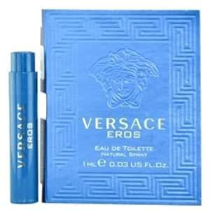 Versace Eros Eau De Toilette Travel Sample Spray Vial .03 Oz/1 Ml